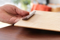 Carpeta de archivos magnética vintage al por mayor, carpeta de menú de mesa, Portapapeles de madera personalizado con soporte extraíble para restaurante