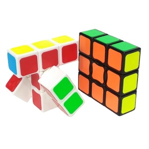 Cube de Rubik 1x1x3 noir et blanc, puzzle stimulant le cerveau pour enfants et adolescents, jouet unisexe - Product Image 4