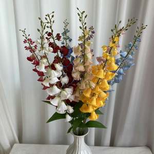 LO-576 Flores Artificiales <span class=keywords><strong>de</strong></span> Yucca Desert Bell al por Mayor, Flores Artificiales <span class=keywords><strong>de</strong></span> Cola <span class=keywords><strong>de</strong></span> Zorro Amaranto Colgantes para Arreglos Florales - Product Image 1