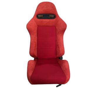 Vendita calda Jiabeir sedili da corsa universali reclinabili in pelle scamosciata rossa serie 1098 - Product Image 1