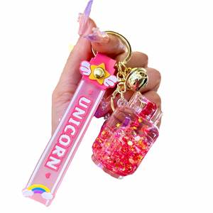 Nightlight Sand <b>Bottle</b> Keychain with Oil Bubble Beads <b>Gas</b> Tank Keychain <b>Small</b> Birthday Gift Bag Hanger Wholesale - Product Image 5