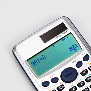 Dual Power Solar 10+2 Digits Scientific Calculator High Student 2 Line Display Stationery Item with 417 Functions - Product Image 3