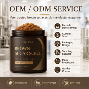 Exfoliante corporal suave de azúcar ODM que pulimenta la piel, renueva la textura, suaviza las áreas ásperas e hidrata la piel con azúcar moreno. - Product Image 3