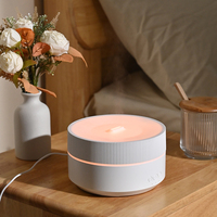 Diffuseur d'huiles essentielles pour la maison, diffuseur d'air avec minuterie, humidificateur USB Type-C, 540 ml, lumière LED 7 couleurs, mini diffuseur ultrasonique d'arômes