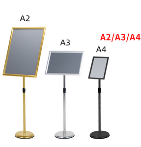 Giá Đỡ Thực Đơn Giá Đỡ Sàn Trưng Bày Áp Phích A3 Khung Áp Phích A4 24X36 Giá Đỡ Biển Hiệu Sàn Giá Đỡ Biển Hiệu Trưng Bày Giá Đỡ Giấy Điều Chỉnh Được - Product Image 1