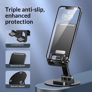 Support de téléphone portable en alliage rotatif pliable Support de <span class=keywords><strong>tablette</strong></span> Étagère de bureau pour vidéo en direct - Product Image 4