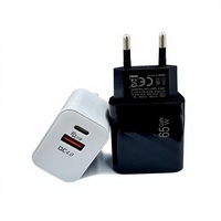 Adaptateur secteur USB-C GAN PD65W d'origine, chargeur mural à charge rapide EU US UK 65W Type-C pour téléphone 17 1615 14, chargeur à charge rapide