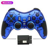 Manette sans fil 2,4G 6-en-1 Convertisseur USB OTG Type-C Joystick Manette de jeu Compatible avec P2/P3/Android/Boîtier TV