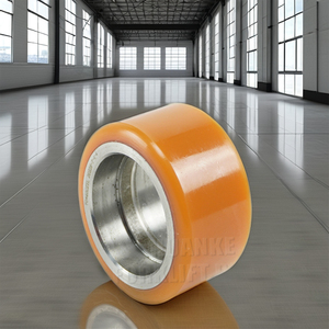 OEM personalizzato 70*40 (cuscinetto a 6204) ruota del carrello elevatore ruota piccola ruota diamantata AMB155-370003-000 ruote ausiliarie da 4 pollici piastra - Product Image 6