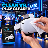 Lingettes de nettoyage individuelles pour casque VR, écrans, contrôleurs et appareils électroniques