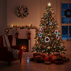 USB 100 LED Multi-colore luci di natale 24 pz/cartone per decorazioni Festive - Product Image 3