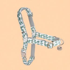 Harnais pour chien en coton de luxe taille L, respirant, personnalisé, durable, anti-traction, solide, accessoire pour animaux de compagnie tendance, OEM ODM - Product Image 1