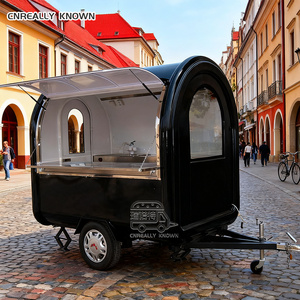 OEM New Design Delivery Trailer Ice Truck Mobile Pizza Kitchen Warmer Fast Food Car - Product Image 5