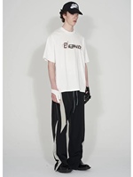 Kaos Vintage Pima Cotton Private Label Streetwear Pewarna Pigmen Model Bahu Jatuh Pabrik Shenzhen Kaos Polos Pewarna Garment