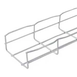 Plateau <span class=keywords><strong>de</strong></span> câblage en treillis métallique en acier au carbone OEM personnalisé, longueur 1-10m, galvanisé <span class=keywords><strong>à</strong></span> chaud (HDG) / galvanisé <span class=keywords><strong>à</strong></span> chaud <span class=keywords><strong>à</strong></span> <span class=keywords><strong>froid</strong></span> (CDG), <span class=keywords><strong>l</strong></span>éger, pour la <span class=keywords><strong>pose</strong></span> <span class=keywords><strong>de</strong></span> câbles - Product Image 1