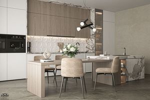 Stile europeo sedie a <span class=keywords><strong>isola</strong></span> personalizzate <span class=keywords><strong>cucina</strong></span> a parete moderna in acciaio inox armadio da <span class=keywords><strong>cucina</strong></span> <span class=keywords><strong>con</strong></span> lavello - Product Image 2