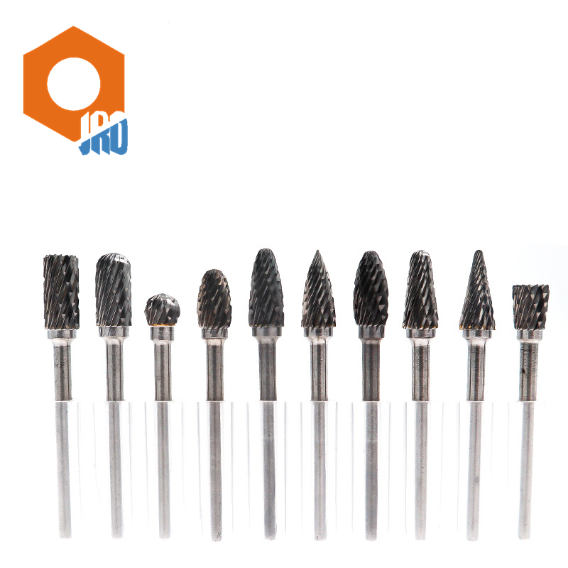 Напильник с твердосплавным покрытием (карбид вольфрама 1/4 "Инструмент длинный Набор сверло для металлического шлифовального напильник с твердосплавным покрытием (карбид
