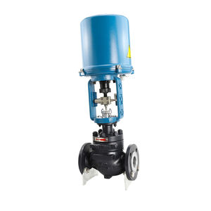 La vanne de régulation à siège unique pour actionneur électrique de la meilleure qualité, vanne de régulation à siège unique en acier au carbone - Product Image 6