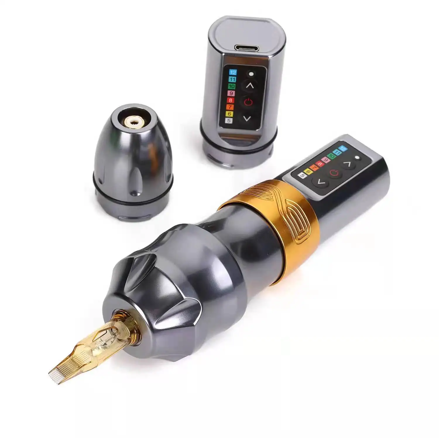 High Quality EXO Premium Wireless Tattoo Pen Strong Motor 1800mAh Wireless Tattoo Machine