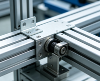 Support de connexion et plaque de liaison en acier inoxydable et aluminium usinés sur mesure par CNC avec fabrication par électroérosion à fil