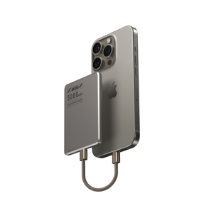 พาวเวอร์แบงค์ไร้สายแม่เหล็ก PD 20W ประสิทธิภาพสูงทำจากโลหะ10000mAh ชาร์จเร็ว Type-C แบตเตอรี่แพ็คพาวเวอร์แบงค์สำหรับ <span class=keywords><strong>iPhone</strong></span> 15 <span class=keywords><strong>14</strong></span> - Product Image 1