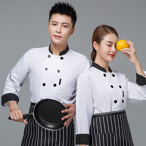 Uniforme de Chef de Manga Corta para Hombre, Uniforme de Verano para Hotel, Restaurante, Cocina Occidental, Ropa de Chef con Logotipo Personalizado - Product Image 6