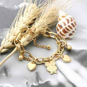 Luxury Hollow Out <b>Bracelet</b> Owl Pendant Chain Gold Plated <b>Adjustable</b> <b>Bracelet</b> for Women Jewelry - Product Image 6