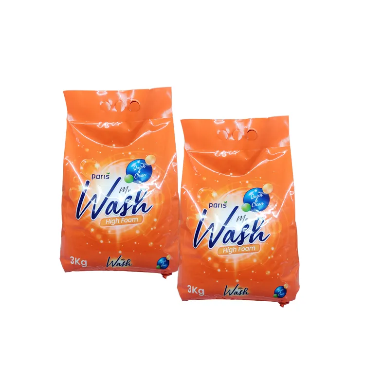 Best Selling 3 Kg Laundry Detergent Washing Powder Excellent Quality