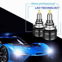 DGLS X11 Vente chaude 110w 11000lm Éclairage à 360 degrés Phares LED H11 pour voitures H1 H7 H8 H9 H11 9005 9006 Ampoules de phare LED 360