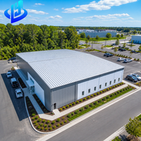 Edificio Modular de Acero para Almacenes Industriales con Panel Sándwich y Diseño Moderno para Instalaciones de Logística y Cadena de Suministro
