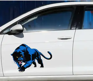 Toptan komik çıkartması albümü çıkartmaları araba Sticker kişiselleştirilmiş 3D siyah panter araba çıkartma yansıtıcı Sticker