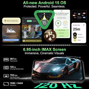 โทรศัพท์ Ulefone Armor 33 25500mAh ทนทาน24GB + 512GB แอนดรอยด์15 64MP กล้องมองเห็นกลางคืน - Product Image 3