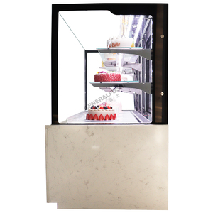 Thương mại <span class=keywords><strong>4ft</strong></span> duy nhất-nhiệt độ bánh Showcase tủ lạnh kính hiển thị phía trước trường hợp <span class=keywords><strong>LED</strong></span> chiếu sáng làm mát không khí RAL màu ISO - Product Image 5