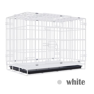 Fabrika kaynaklı Metal köpek kafesi Pet tel köpek kafesleri evcil hayvan sandığı ev tel örgü köpek kafesi - Product Image 5