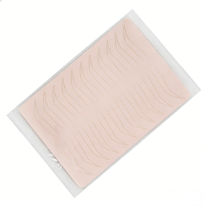 Pelle Sintetica in Silicone Morbido a Doppia Faccia per Pratica di Microblading e Tatuaggio Sopracciglia, per Trucco Permanente, Addestramento Artisti e Principianti - Product Image 6