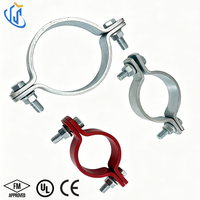 Collier de serrage UTT60 pour charge lourde, homologué UL, pour suspension de tuyaux de sprinklers incendie dans les installations publiques