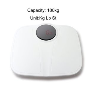 La nueva báscula de baño de gran tamaño, báscula de peso, báscula electrónica Digital de esquina redonda, capacidad de 180kg, plataforma ABS antideslizante - Product Image 4