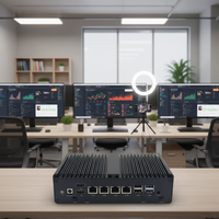 Router Mini PC Popular 2026 con 4 LAN, Ethernet de 1000Mbps, Firewall, Router de 4ª y 5ª Generación, Dispositivo de Red Linux Pfsense para Hardware Appliance