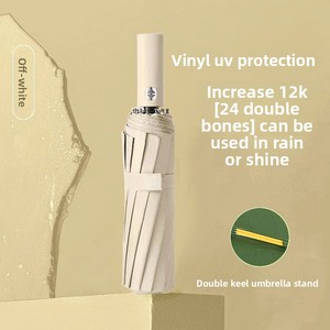 24-Bone Automatic Rain Shine Anti-UV <strong>Umbrella</strong> Customizable Advertising Sunshade Wholesale <strong>Foldable</strong> <strong>Umbrella</strong> Manufactured Custom - Product Image 6