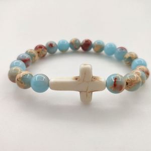 Pulsera de Piedra Natural con Cuentas de Vidrio Coloridas, Protección Aura, Plazo de Entrega Rápido, Fabricación de Muestras Personalizadas - Product Image 2