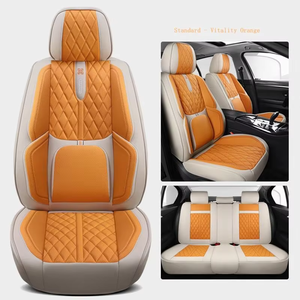 Coprisedile auto personalizzato in pelle di lusso <span class=keywords><strong>coprisedili</strong></span> completi <span class=keywords><strong>coprisedili</strong></span> sportivi unici per auto di 5 posti universale di vendita calda - Product Image 2