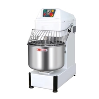 Nouveau Pétrin et Laminoir à Pâte en Acier Inoxydable 30 Litres à Double Vitesse, Technologie Planétaire à Spirale Haute Performance, Verrou de Sécurité pour Boulangeries