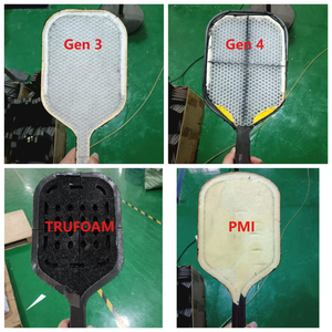 Tùy chỉnh sợi carbon pickleball mái chèo 3K 16mm Độ dày broomstick trufoam Gen 4 thermoformed ARC Top thoải mái vợt - Product Image 6