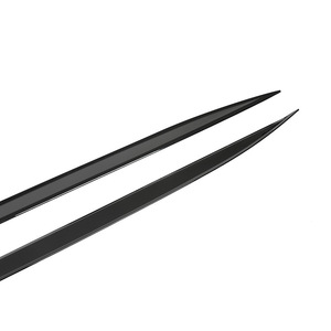 Jupes latérales noires en ABS pour BMW G22, installation avec ruban adhésif 3M, pour coupé 2 portes Série 4 (2020-2023) - Product Image 4