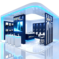 Stand d'exposition modulaire MEGA pour événement de boutique pop-up de mode moderne, conception de stand personnalisée
