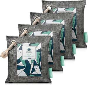 Sacchetto Purificatore d'Aria 200g Carbone di Bambù Premium Assorbente di Odori 80%+ Ingredienti Attivi Durata 6-12 Mesi per <span class=keywords><strong>Bagno</strong></span> e Auto | - Product Image 2