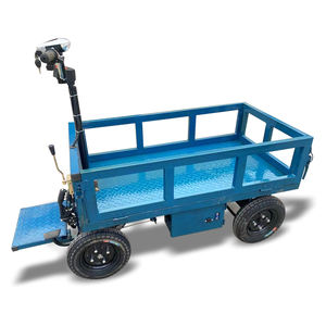 Chariots électriques de plate-forme de chariot à plate-forme Powerd de Offre Spéciale d'usine avec la cage pour l'utilisation de transport d'entrepôt 1000kg - Product Image 6