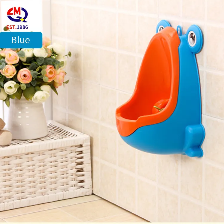 Kids Draagbare Wc Urinoir Baby Potties Zindelijkheidstraining Plastic Cartoon Leuke Kikker Baby Training Jongens Staande Urine Wc