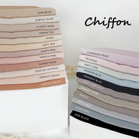 Voile Hijab Long en Mousseline de Soie Couleur Unie Daisy, Coupe-Vent et Séchage Rapide, Idéal Printemps-Été Malaisien pour Femmes Musulmanes