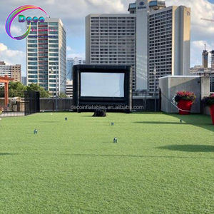 Proyector portátil para exteriores, pantalla de proyección de aire para fiesta, cine al aire libre, soplada por aire, inflable - Product Image 6